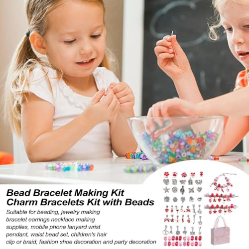 Kit para hacer pulseras con dijes intercambiables que estimula la coordinación de las niñas 6
