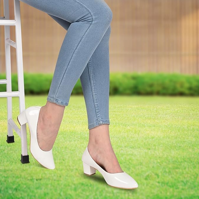 Casual Block Heel Bellies for Women | Heel Sandals for Women | Office Wear Heel Ballet Flats for Women - Image 6