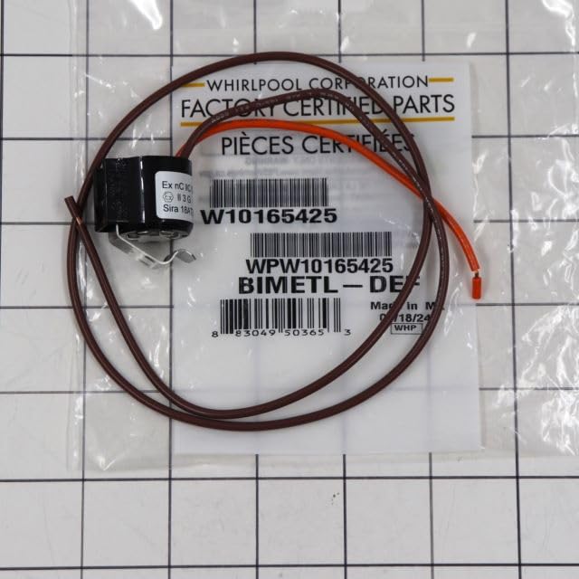 WPW10165425 Refrigerator Defrost Thermostat
