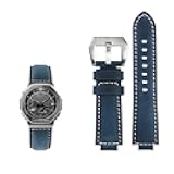 Farm Oak modified Fit for Casio G-SHOCK GA-2100 GM2100 GM-110 GA110 DW5600 Series Frosted cow hide Leather Watch Strap Men