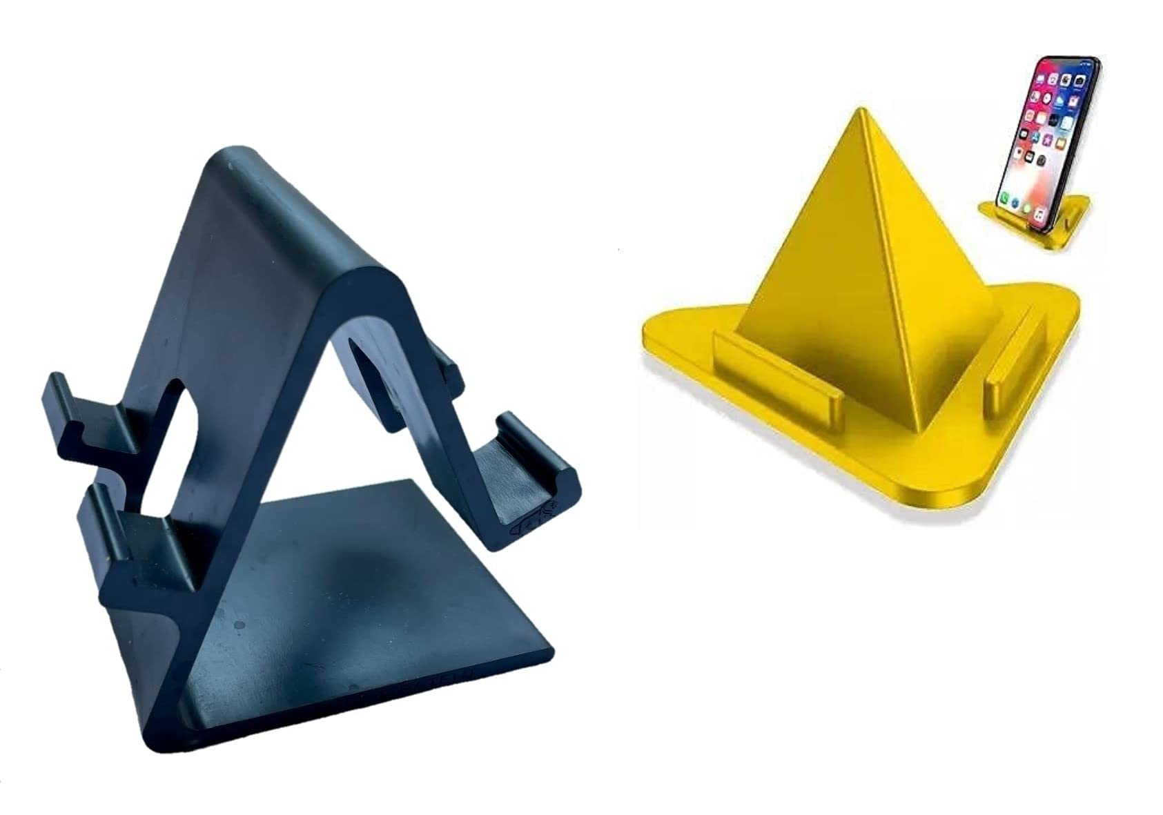 BLAXSTOC (P11+Pyramid) Tabletop Mobile Stand for Table, Table Mobile Stand, Mobile Holder for Table, Stand for Mobile and Tablet (B09STXWJ78) Amazon Price History, Amazon Price Tracker