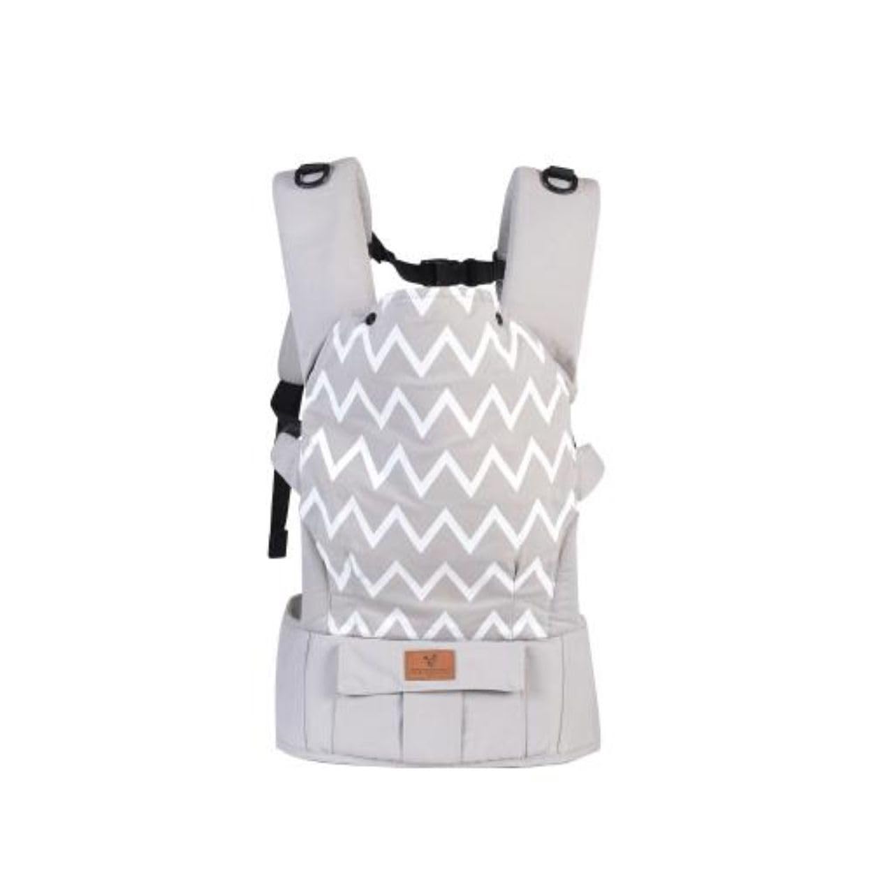 Canguro Explorer 3 en 1 para llevar en la barriga y en la espalda hasta 15 kg, color:gris