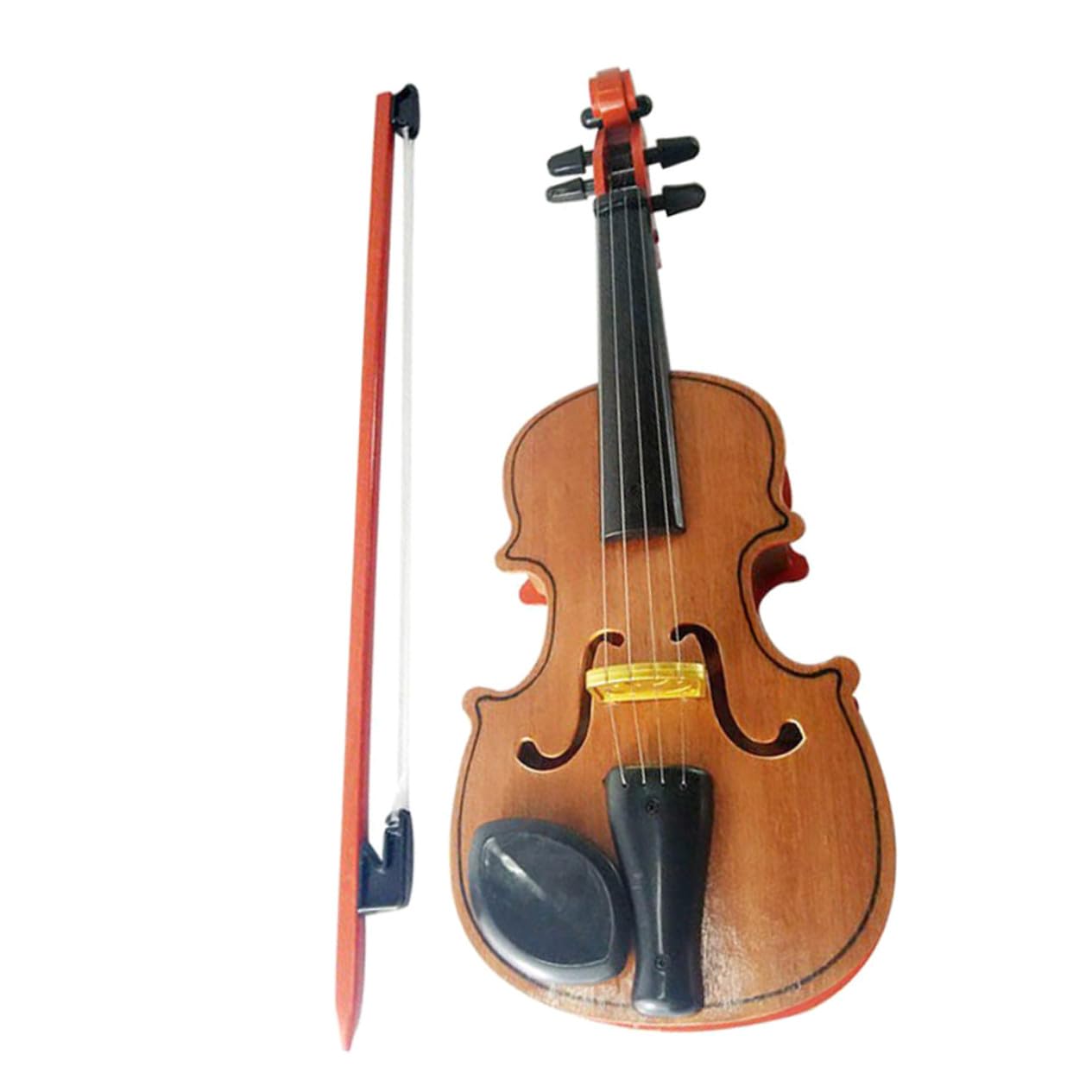 Piccolo Violino in Legno Realistico, Set 1 Pezzo per Bambini | Riproduzione Simulata, Design Delicato e Finitura Curata, per Attività in Scuola e Asilo