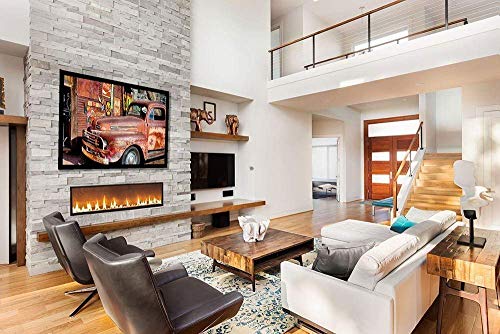 Wall Art Photograph Of Red Old Rusty Truck On Route 66 Art Decor #TOP5