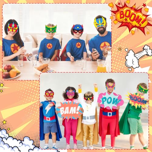 Máscaras de superhéroe para evitar el aburrimiento infantil 5