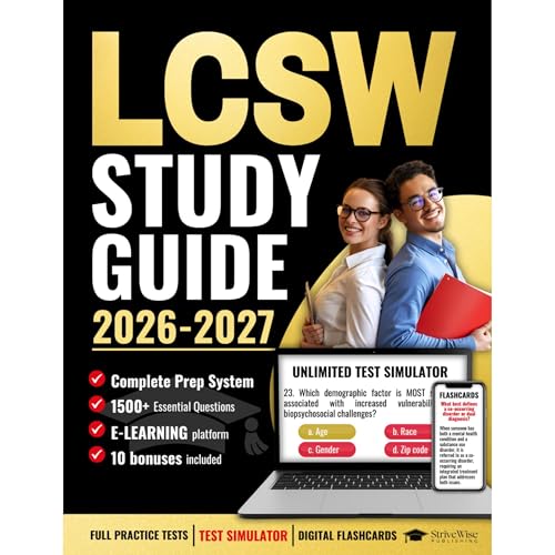 LCSW Study Guide Audiolibro Por StriveWise Publishing, Thomas Carrington arte de portada