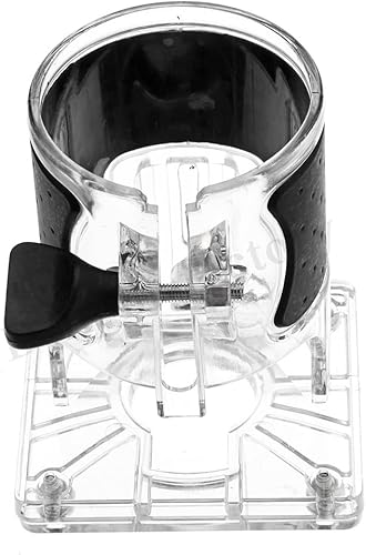 Miniatura 6 de Enrutador de palma de 110 V 800 W eléctrico de mano Trimer Router de madera Pinzas de 1/4 "Herramienta de carpintería Trimer laminado, rojo