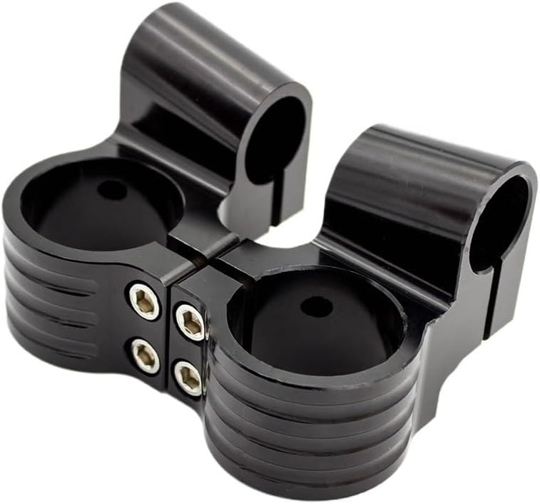 Risers Bar Clamps 7/8" 22mm Universal Motorcycle Adjustable Handlebar Clip On Higher Raised Riser Handle Bar Clip Ons Handlebar Risers Bar Clamp