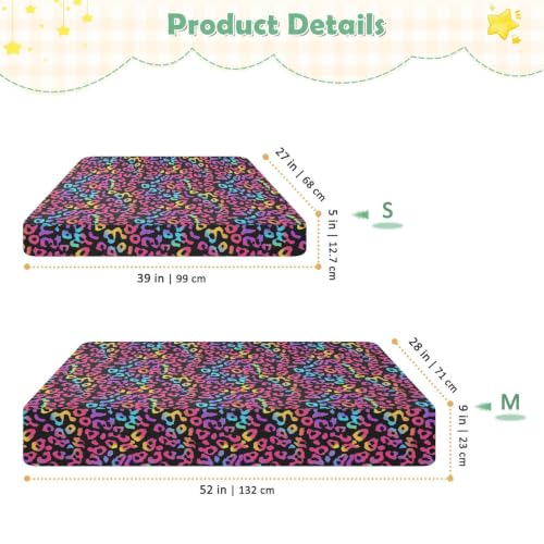 Parure de lit imperméable bébé léopard pour stopper les fuites du lit de garçon - 4