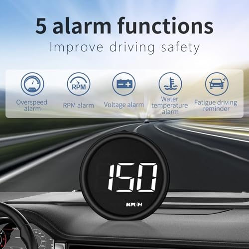 Evita multas con la calibración de velocidad en esta pantalla frontal automotriz para coche