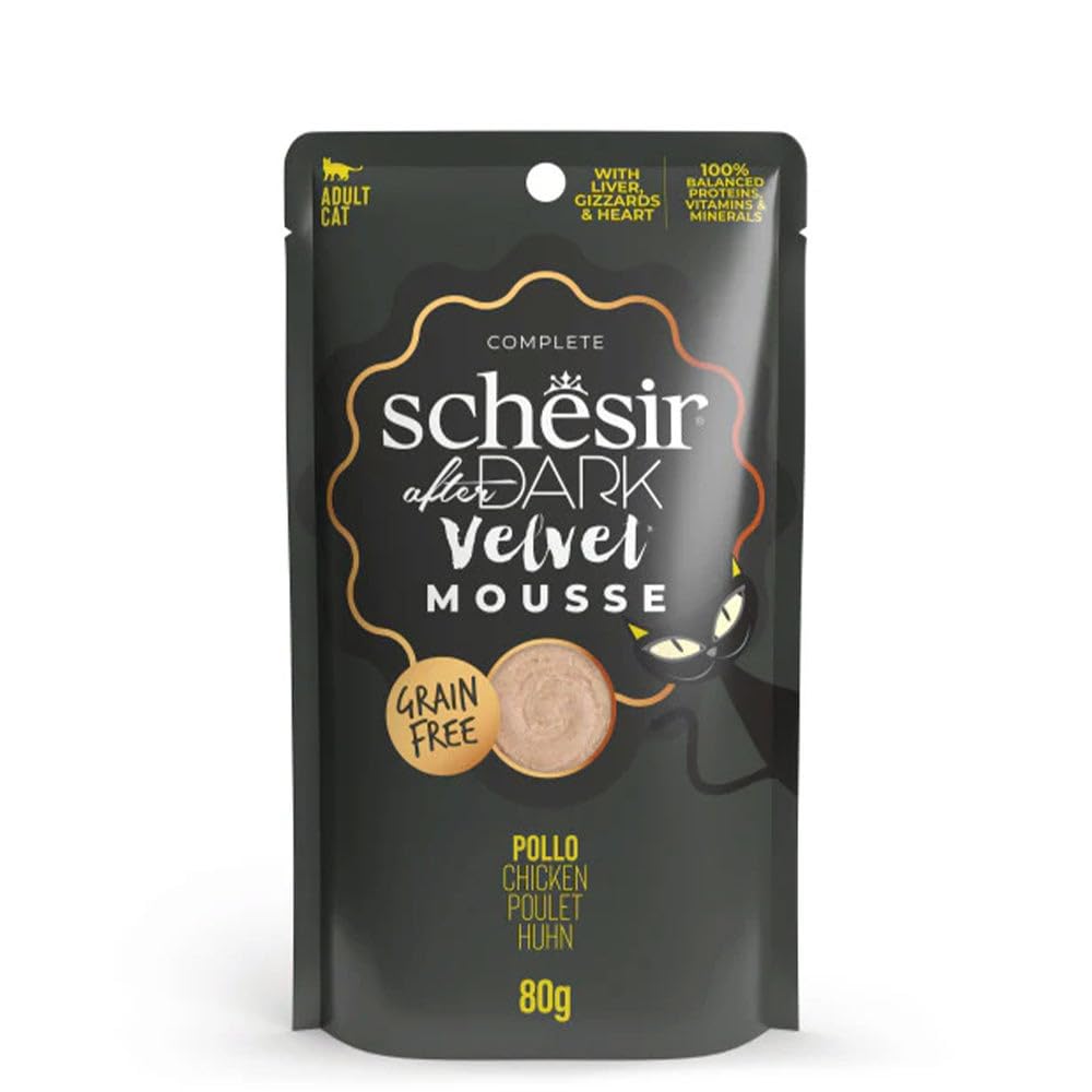 Schesir After Dark Velvet Mousse Chicken Adult Cat Wet Food - 80 gm | Pack of 12 (B0D98C3RTD) Amazon Price History, Amazon Price Tracker
