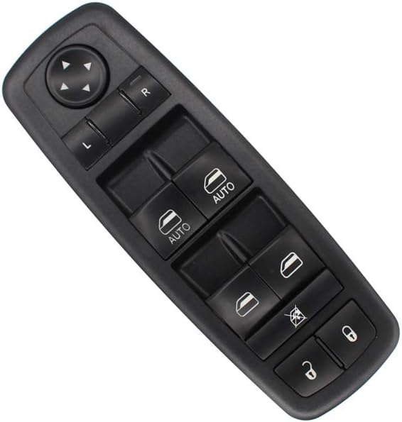 XtremeAmazing Front Left Master Window Switch 68231805AA for Dodge Charger 200 300 Ram 4 Door 2011-2017