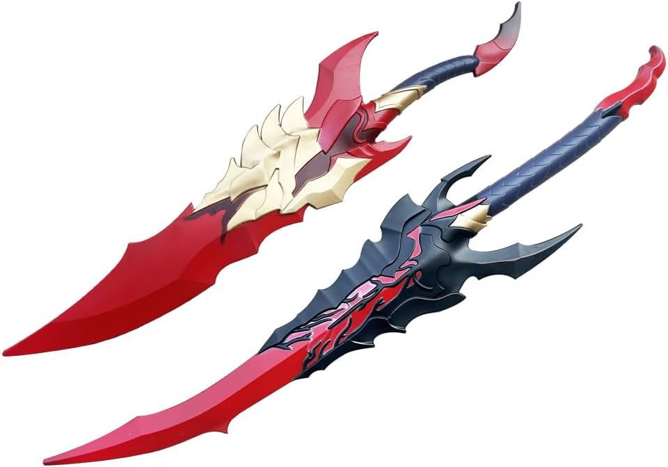 solo level jinwoo foam dagger cosplay prop, polyurethane material, 16+ age, for halloween, conventions, xmas gift kamish wrath set