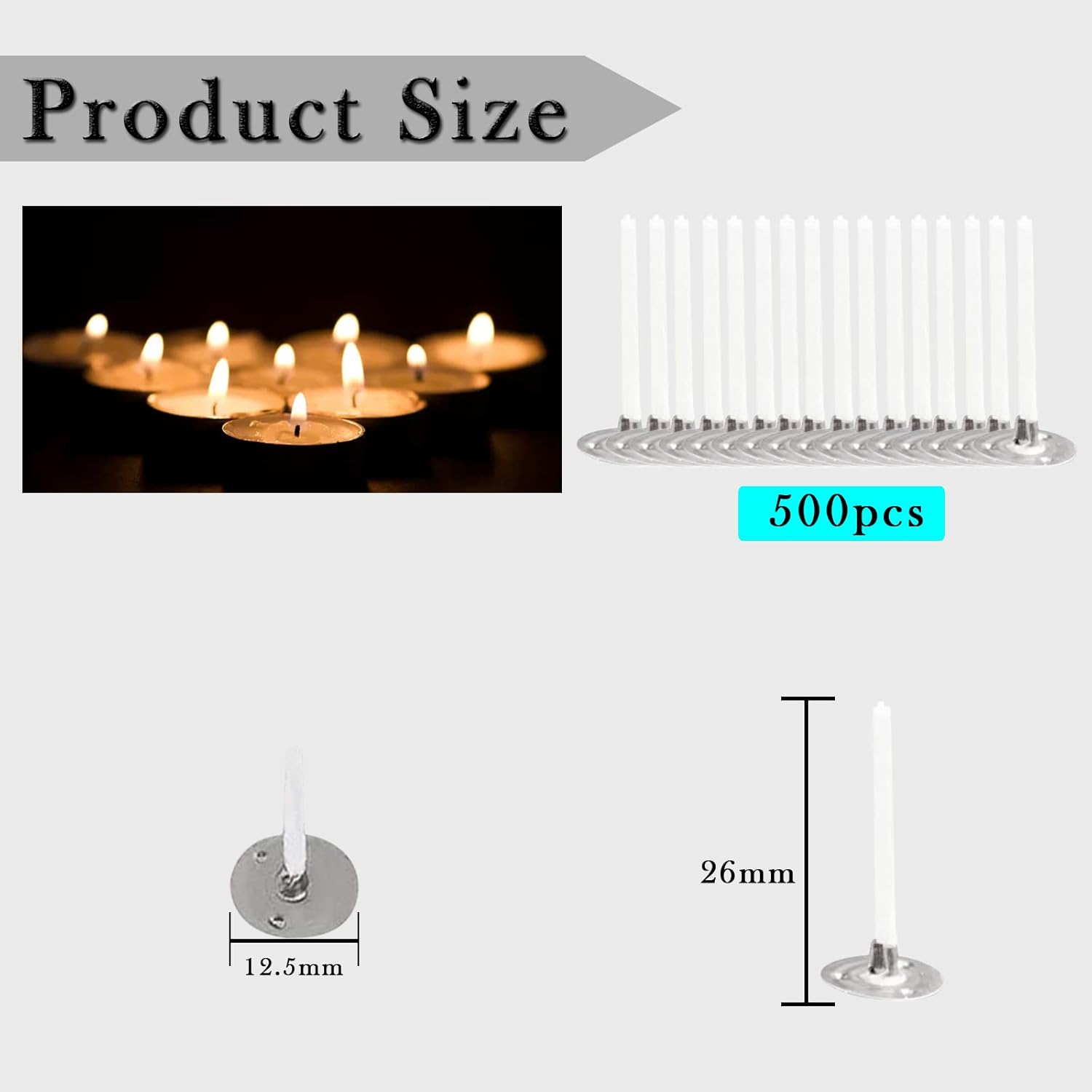 Použitie knôtov na sviečky