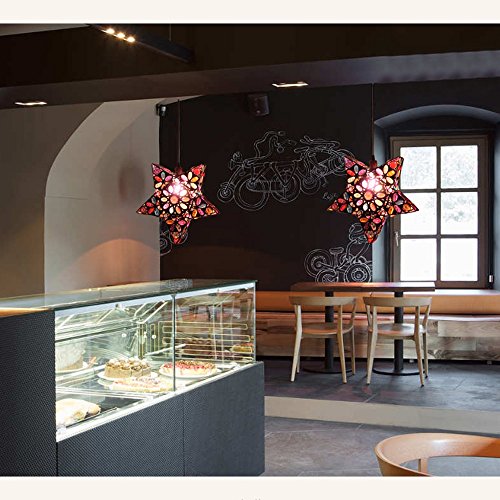 Lustre Forme D'Étoile Haut de Gamme Style Européen Durable E14 - 5