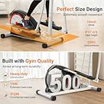 ANCHEER Elliptical Exercise Machine, Elliptical Trainer for Home Gym, Exercise Equipment 500Lbs Max Weight,Ultra-Silent Elliptical Machine, with Pulse Rate Grips&Smooth Resistance Levels - Image 5