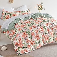 SLEEP ZONE Luxe hotelbeddengoed, dekbedset, 3-delig, machinewasbaar, lichtgewicht alternatief donzen dekbedovertrek met geborduurde strepen, queensize (228,6 x 241,3 cm), grijze strepen