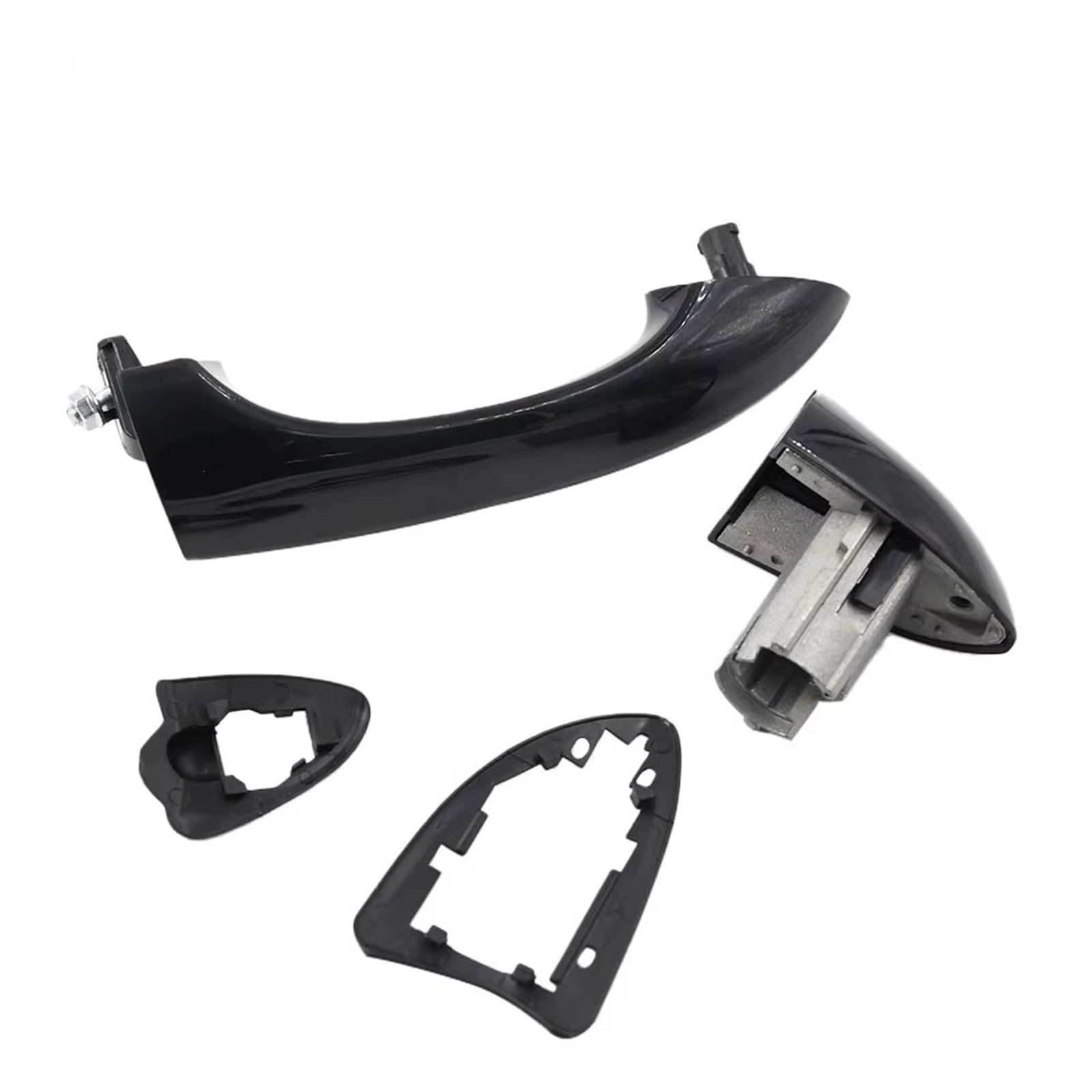 AcarKing Car Exterior Door Handles Compatible with for X5 E53 2000-2006 Car Front Left Right Rear Left Right Outer Door Handle OEM: 51218243617 51218243618