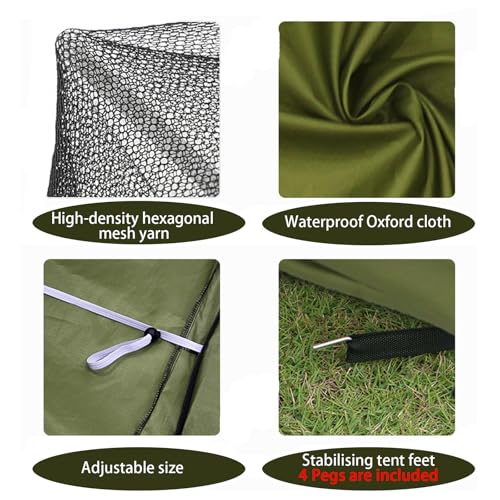 Carpa portátil para camping con doble puerta y mosquitera miniatura 6