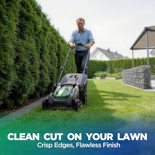 Image of 17.5 inch 40V Brushless Cordless Lawn Mower for Medium Yards