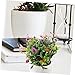 TOPPERFUN Artificial Bonsai Plant Ornament Maintenance Faux Flower Pot for Home and Office for All Occasions Allergy-Friendly Greenery Display
