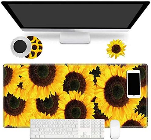 Large Gaming Mouse Pad Non-Slip Keyboard Pad Soft