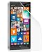 Produktbild Saxonia Displayschutzfolie Microsoft Nokia Lumia 830 Schutzfolie Folie Kristallklar in bester Qualität mit Mikrofasertuch Klar