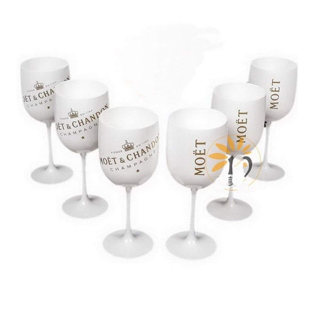Verre à vin en plastique et coupe à champagne blanc pour bar et KTV