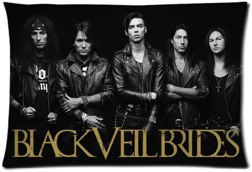 Best Music Posters Custom Pop Rock Band Black Veil Brides Andy Biersack Zippered Pillow Case 20x30 Inches(Two Sides)