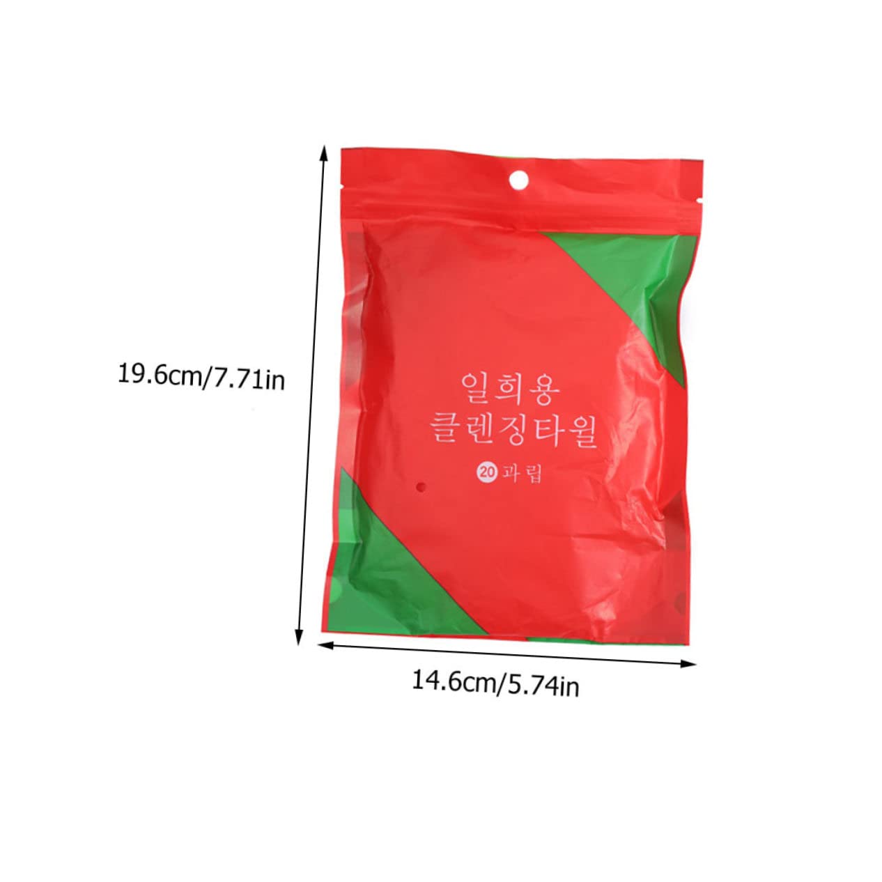 WOFASHPURET 1Pack Disposable Travel Towels Portable Water Absorbent Wipes Red for Outdoor Activities Quick Saving Design Present for Friends and Family