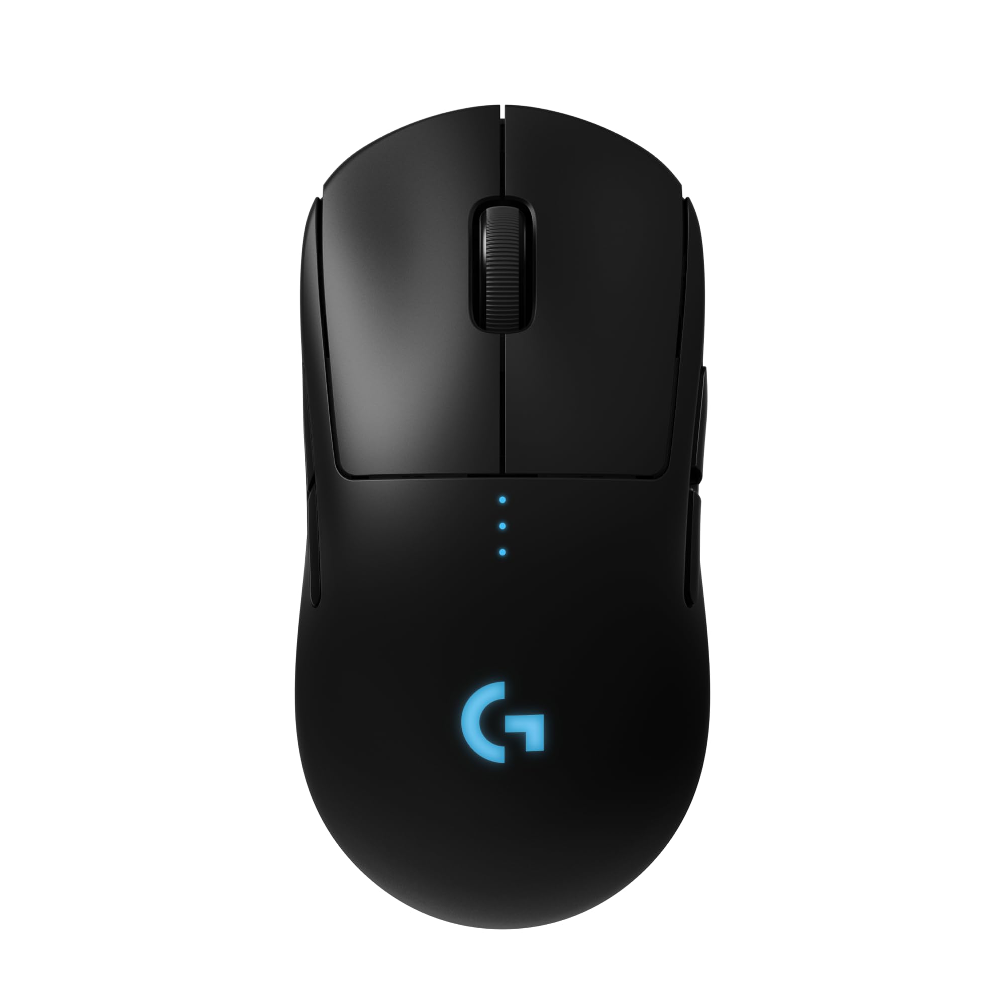 Mouse Gamer Sem Fio Logitech G PRO Wireless com Tecnologia LIGHTSPEED, RGB LIGHTSYNC, Design Ambidestro, 8 Botões Programáveis, Sensor HERO 25K e Bateria Recarregável - Compatível com POWERPLAY