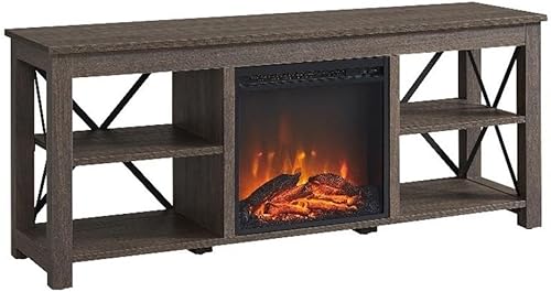 Miniatura 12 de Henn&Hart Soporte rectangular de TV para televisores de hasta 55 pulgadas en blanco, soportes de TV para la sala de estar Blanco,Marrón aliso,Negro