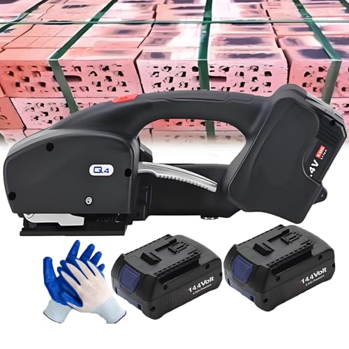 Reggiatrice elettrica con motore brushless, saldatura automatica e controllo della tensione | Per reggiatura in acciaio plastico PP/PET