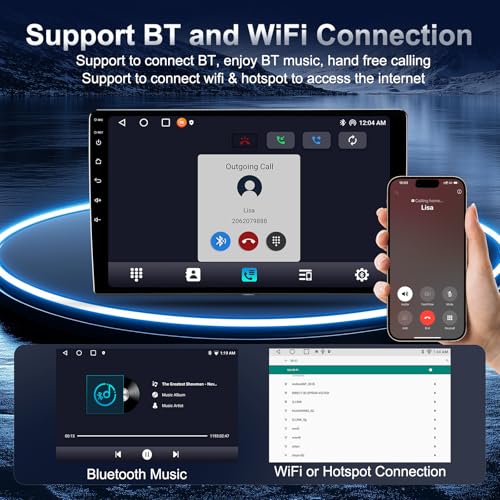 64G Android 13 Car Radio Stereo for Chevrolet Chevy Silverado/GMC Sierra 2014-2018, 10.2" Touch Screen Plug and Play Head Unit Wireless CarPlay & Android Auto, FM/AM Radio, AHD Backup Camera by PUTMADE - Used condition - Image 8