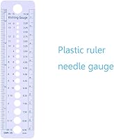 Vista 9 de Regla, calibre de tejer tamaños de calibre de 0.079 in a 0.394 in