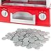 HEY! PLAY! Coin Pusher Miniature Arcade Game - Replica Classic Penny and Dime Dozer Table or Bar Top Prize Vending Machine for Kids and Adults