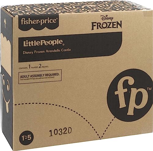 Fisher-Price Little People Toddler Playset Disney Frozen Arendelle Castle With Lights Sounds Anna & Elsa Figures For Ages 18+ Months (Amazon Exclusive) #TOP5