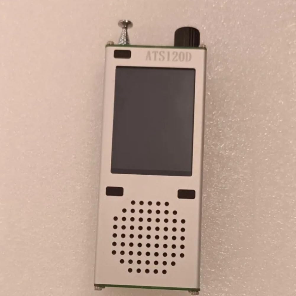SI4732++Bluetooth+2,4-calowy dotykowy LCD FM, AM, LSB, USB odbiornik radiowy z pasmem lotniczym cyfrowe dekodowane radio srebrny stop aluminium
