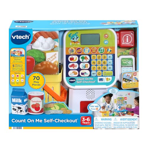 VTech Count On Me Self-Checkout Cash Register Toy - image 7