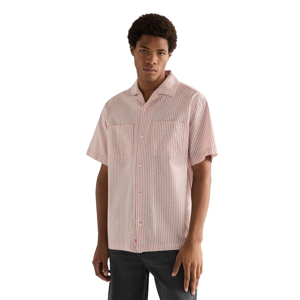 Wrangler Relaxed Resort Shirt Dusty Rose Size M