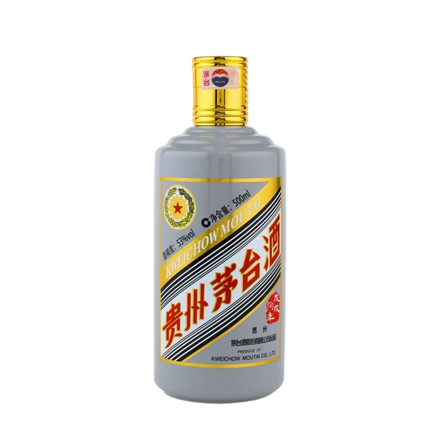 貴州茅台酒　2018 500ml 白酒 Amazon.co.jp: 貴州茅台酒 戌年ボトル アルコール53度500ml 2018年 箱