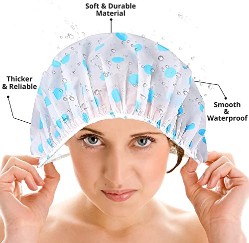 REYSUN woman shower cap in Beauty 3 caps for women disposable reusable waterproof long hair men spa salon cape beauty parlors bathing baby girl treatment mask head cover bath saver 3 51dITLPDPuL. SL500