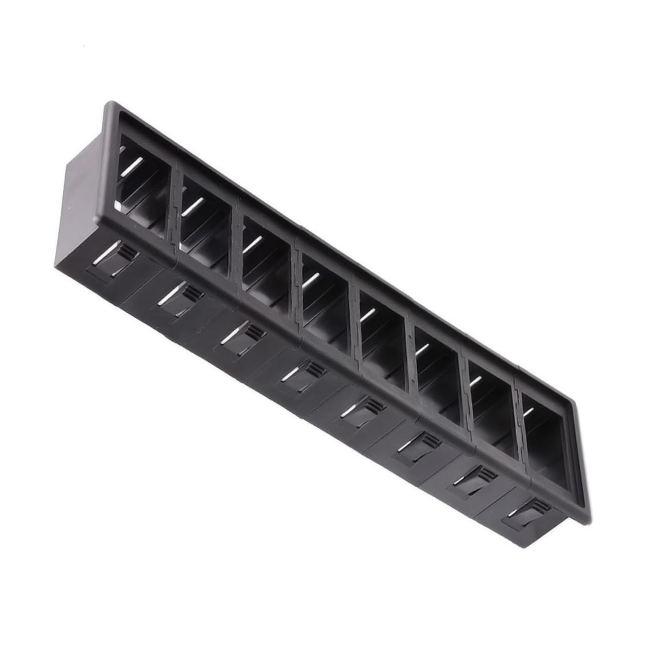 8Pack USB Panel Rocker Holder Housing Kit Durable Fireproof Switch Panel for Automotive Boat SUV ATV Utv Versatile Mounting Options for Extra Switches