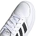 adidas Breaknet, Tennis Shoe, Cloud White/Core Black/Cloud White, 38 EU