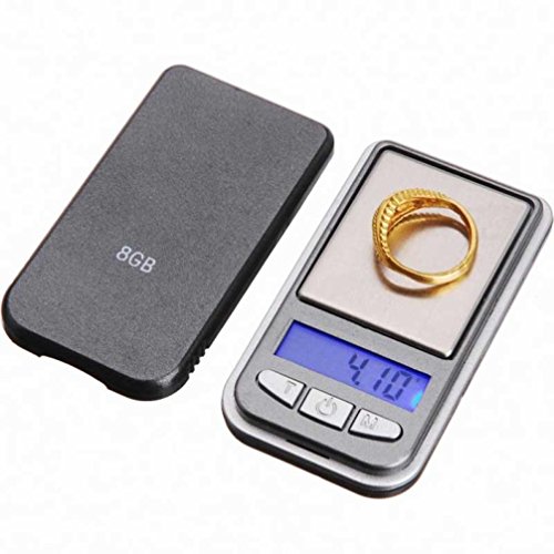Digital Scale，Ltrottedj 0.01G-200G Lcd Ultrathin Jewelry Drug Digital Portable Pocket Scale #TOP1