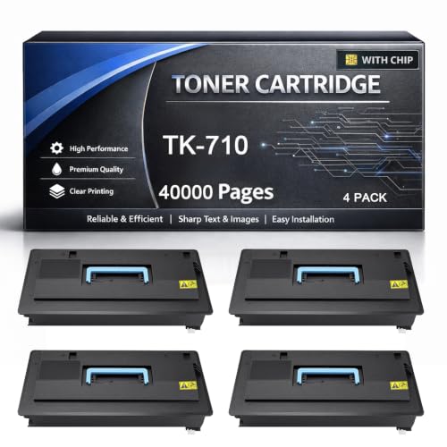 Cartouche de toner TK-710 compatible Kyocera, résolvez les pannes de toner noir sur FS-9530DN