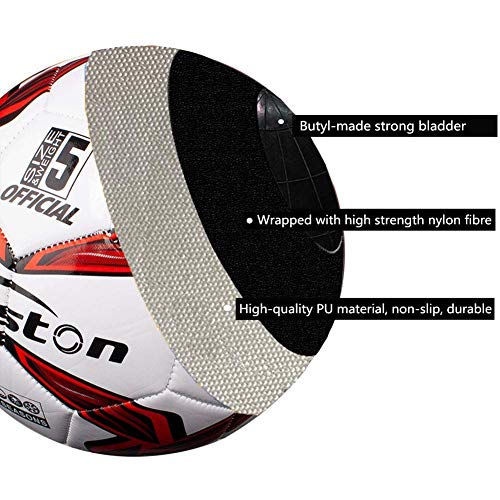 Image of Senston Soccer Ball for Kids and Adult Training Ball Size 5 Official Match Football Balls with Pump