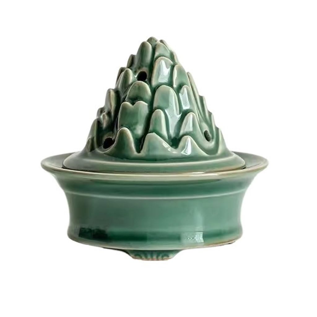 Incense Holder Base Creative Celadon Three-legged Incense Burner Indoor Sandalwood Ceramic Aromatherapy