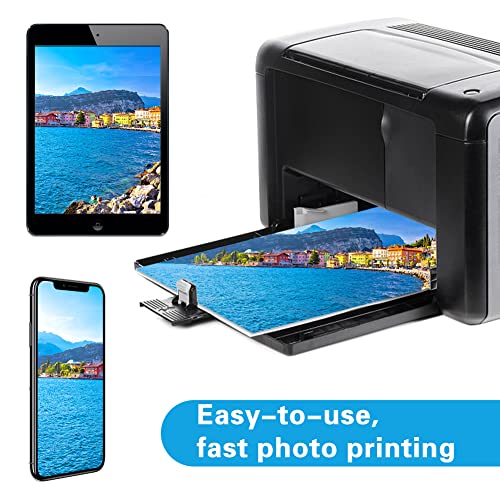 100 Sheets Photo Paper, 8" X 10" Premium Glossy Photo Paper Picture Paper 180 Gsm Printer Brochure Paper Glossy, Office Supplies #TOP3