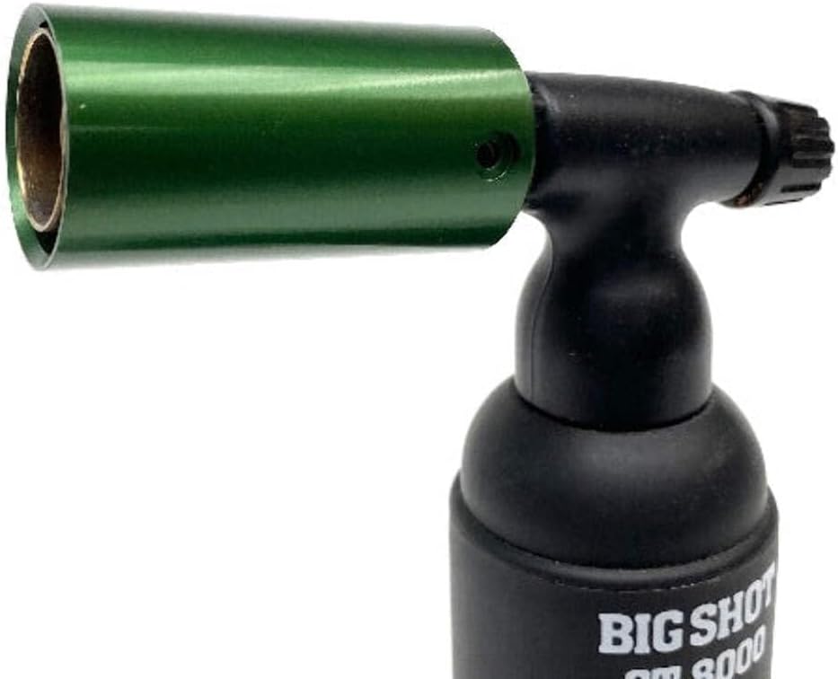 Matte Green Turbo Metal Nozzle Guard for Blazer Big Shot/Big Buddy Butane Torches